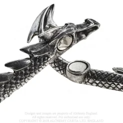 Alchemy Gothic Dragons Lure Bangle A124