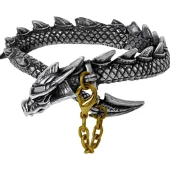 Alchemy Gothic Dragons Lure Bangle A124