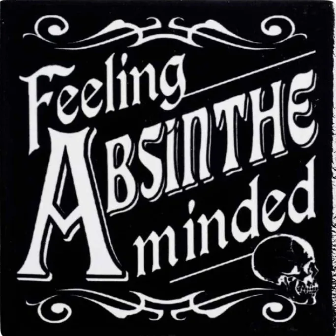 Alchemy Gothic Feeling Absinthe Minded Coaster