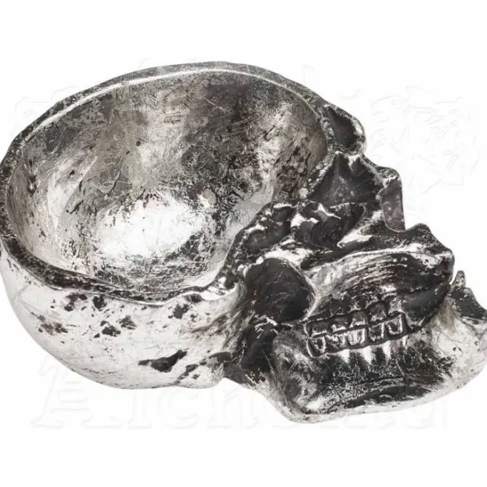Alchemy Gothic Half Skull Trinket Dish V60