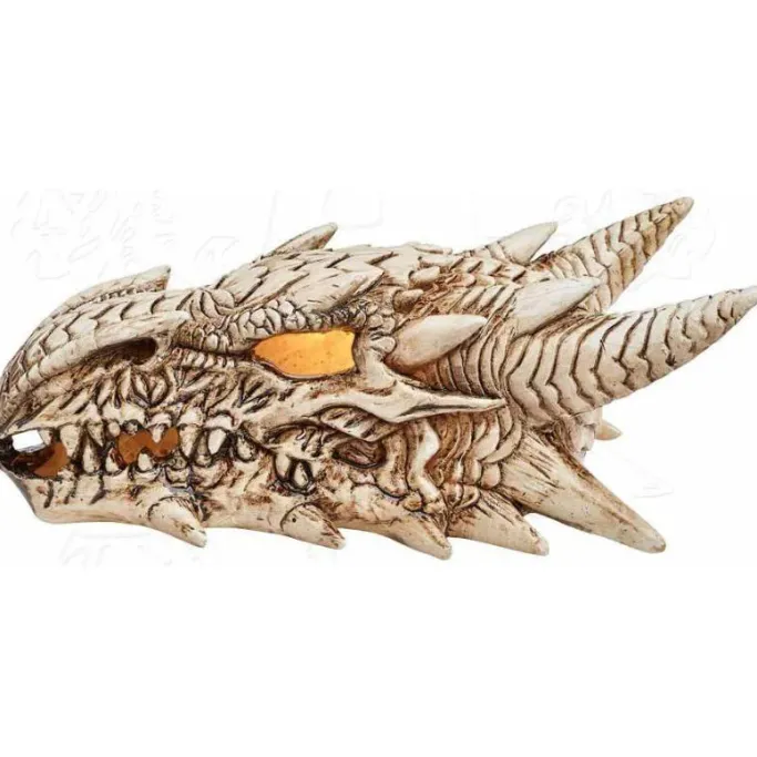 Alchemy Gothic LED Dragon Skull