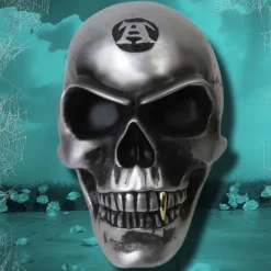 Alchemy Gothic Metalised Alchemist Skull V41