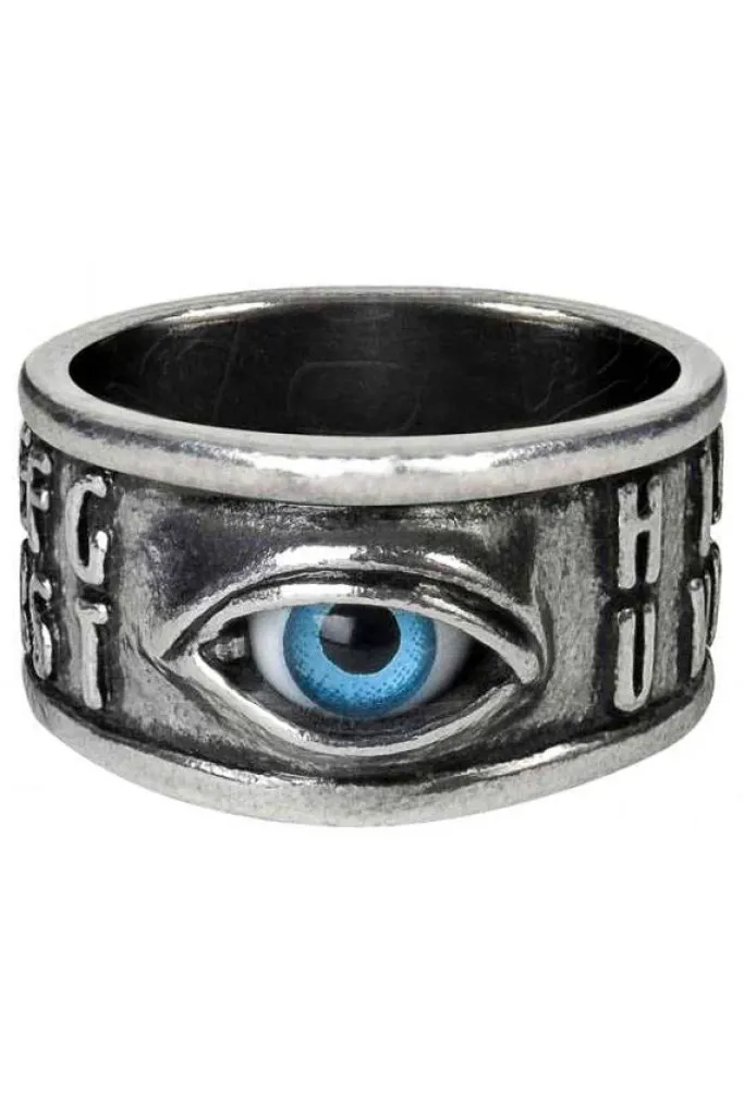 Alchemy Gothic Ouija Eye Ring R215