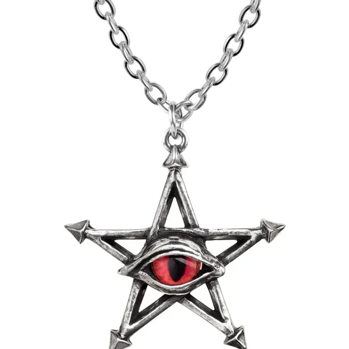 Alchemy Gothic Red Curse Pendant P805