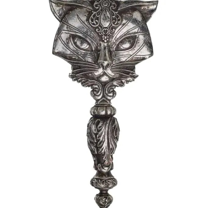 Alchemy Gothic Sacred Cat Hand Mirror