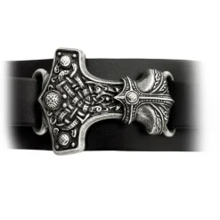 Alchemy Gothic Thunderhammer Leather Wriststraps