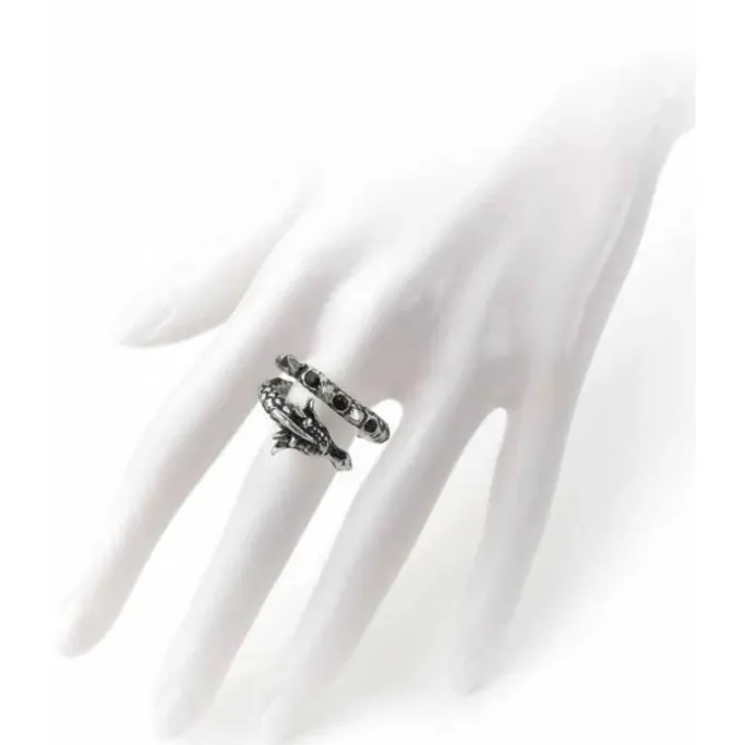 Alchemy Gothic Vis Viva Dragon Ring R183