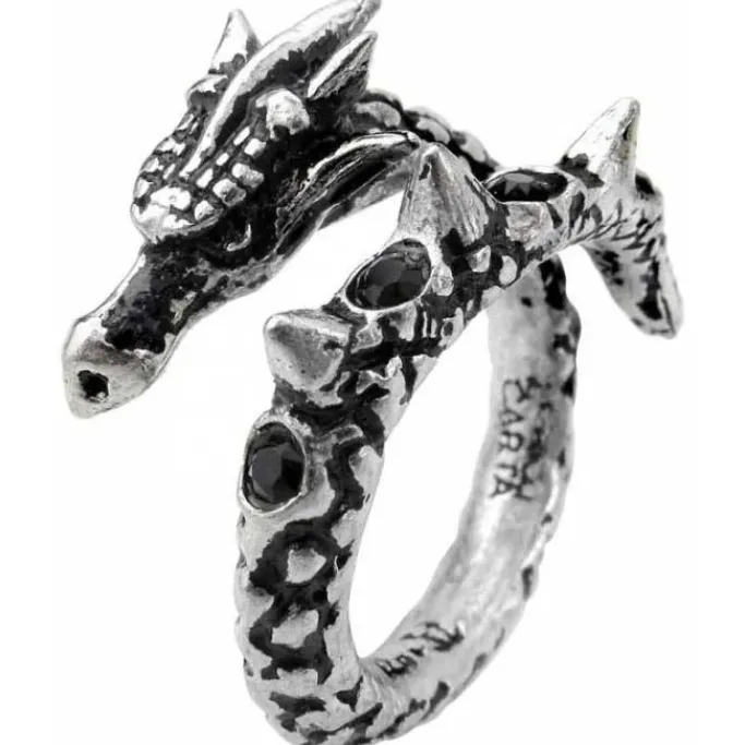 Alchemy Gothic Vis Viva Dragon Ring R183