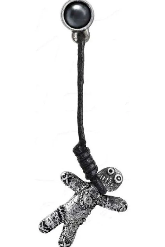 Alchemy Gothic Voodoo Doll Stud E408