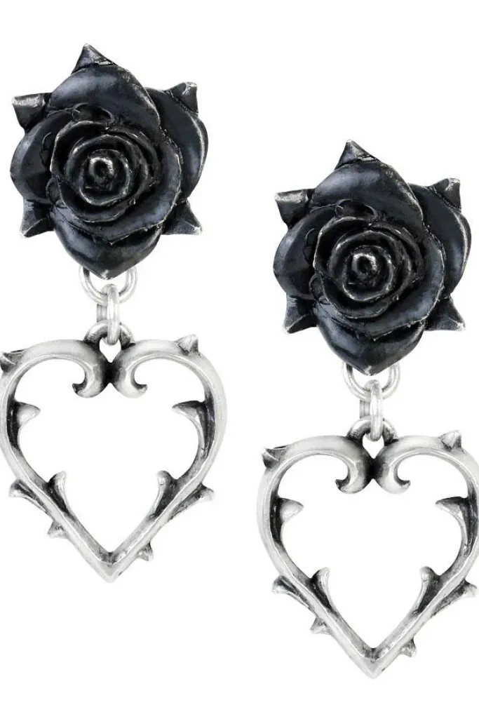 Alchemy Gothic Wounded Love Earrings E365