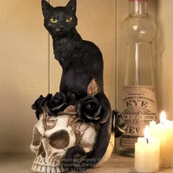 Alchemy Gothic Alchemy Grimalkins Ghost Cat and Skull