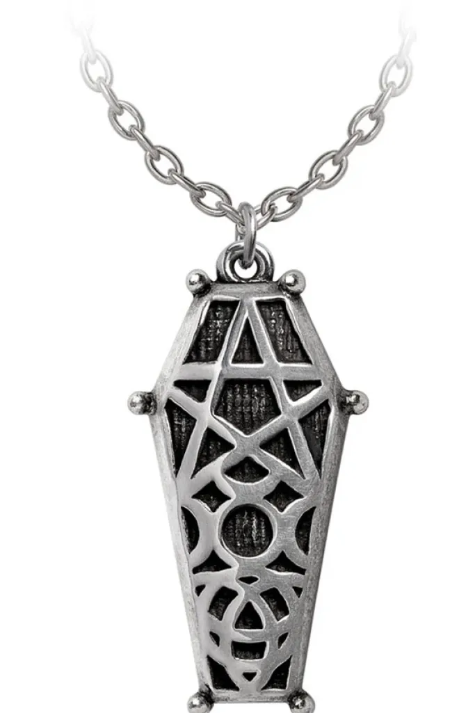 Alchemy Gothic Alchemy Hex Coffin Pendant