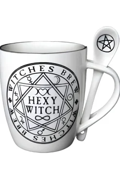 Alchemy Gothic Alchemy Hexy Witch Mug and Spoon Set
