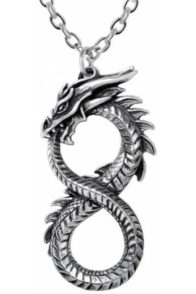 Alchemy Gothic Alchemy Infinity Dragon Pendant