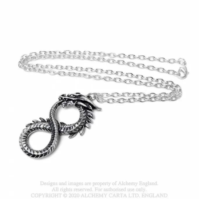 Alchemy Gothic Alchemy Infinity Dragon Pendant