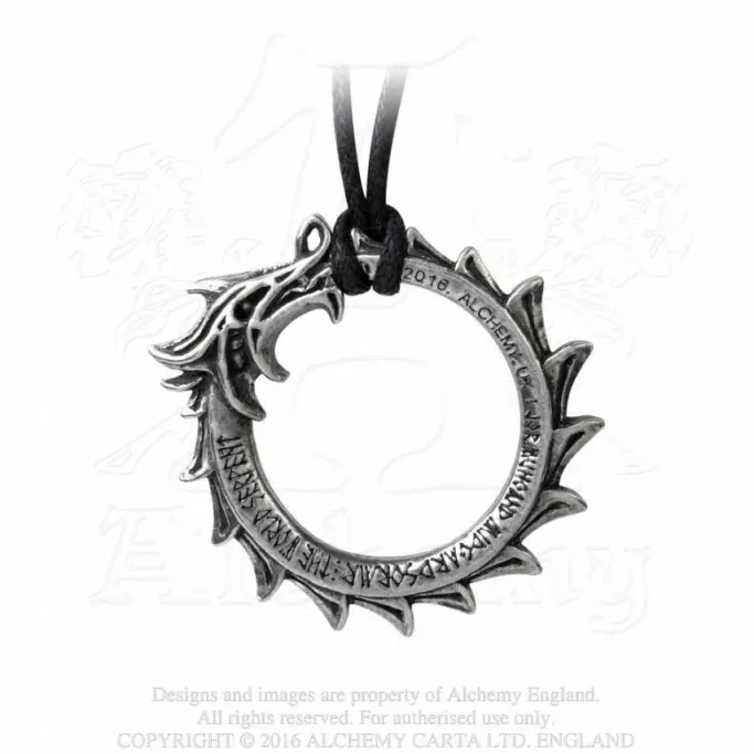 Alchemy Gothic Alchemy Jormungand Pendant P774