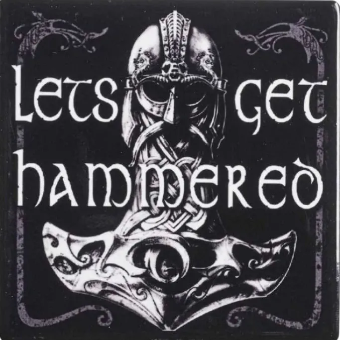 Alchemy Gothic Alchemy Lets Get Hammered Coaster