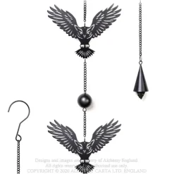 Alchemy Gothic Alchemy Night Owl Wind Chime
