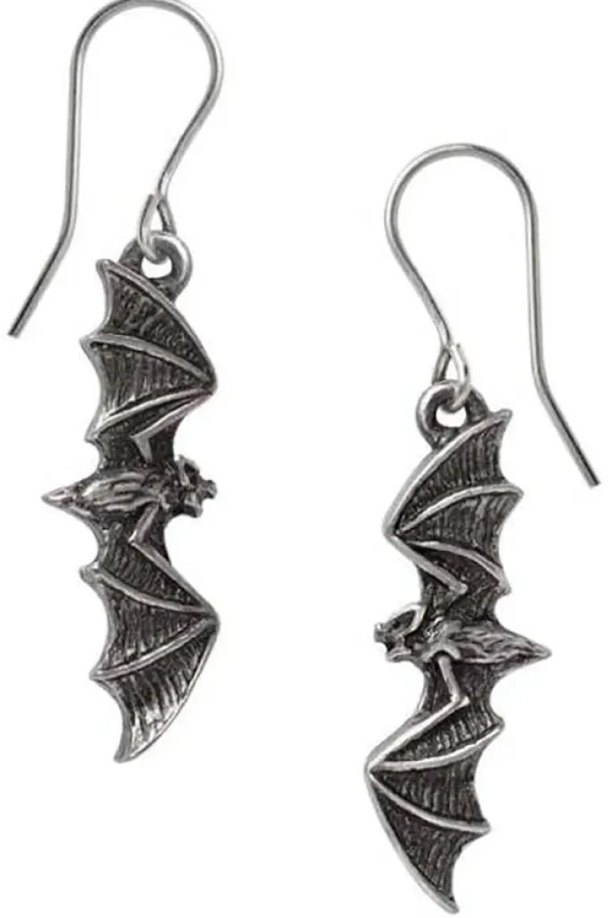 Alchemy Gothic Alchemy Nightflight Bat Earrings