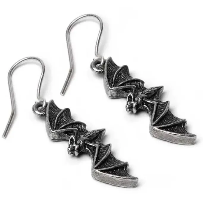 Alchemy Gothic Alchemy Nightflight Bat Earrings