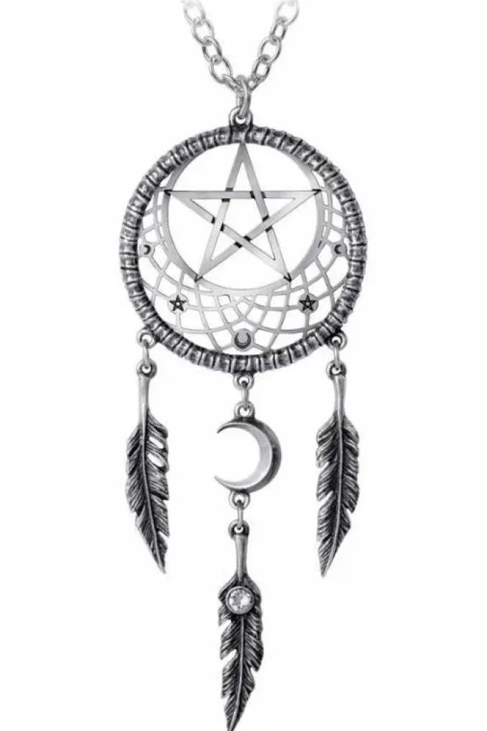 Alchemy Gothic Alchemy Pagan Dream Catcher Pendant P873