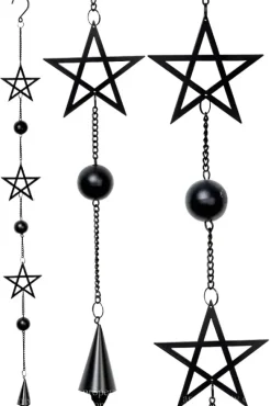 Alchemy Gothic Alchemy Pentagram Wind Chime