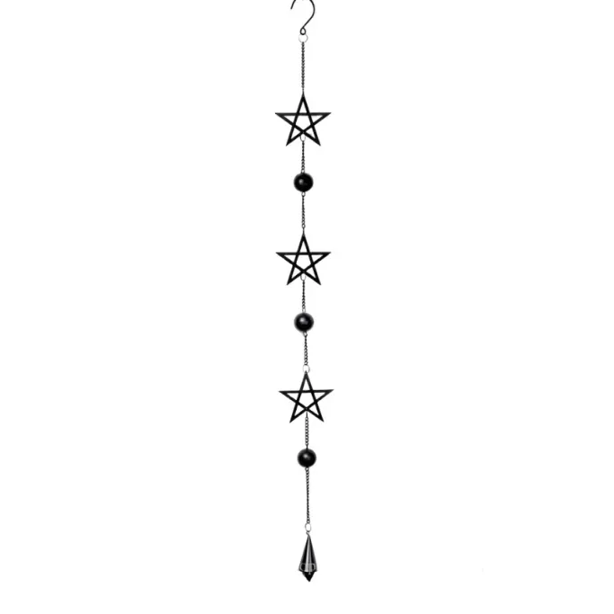 Alchemy Gothic Alchemy Pentagram Wind Chime