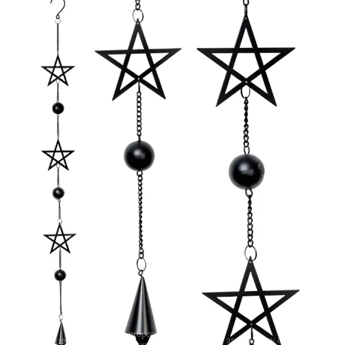 Alchemy Gothic Alchemy Pentagram Wind Chime