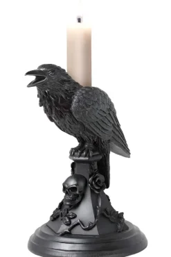 Alchemy Gothic Alchemy Poe's Raven Candlestick