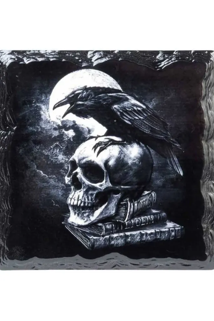 Alchemy Gothic Alchemy Poe's Raven Coaster