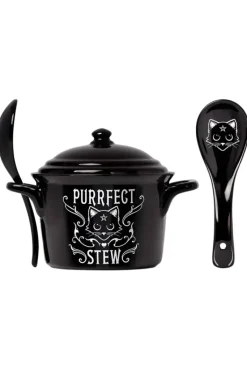Alchemy Gothic Alchemy Purrfect Stew Soup Bowl