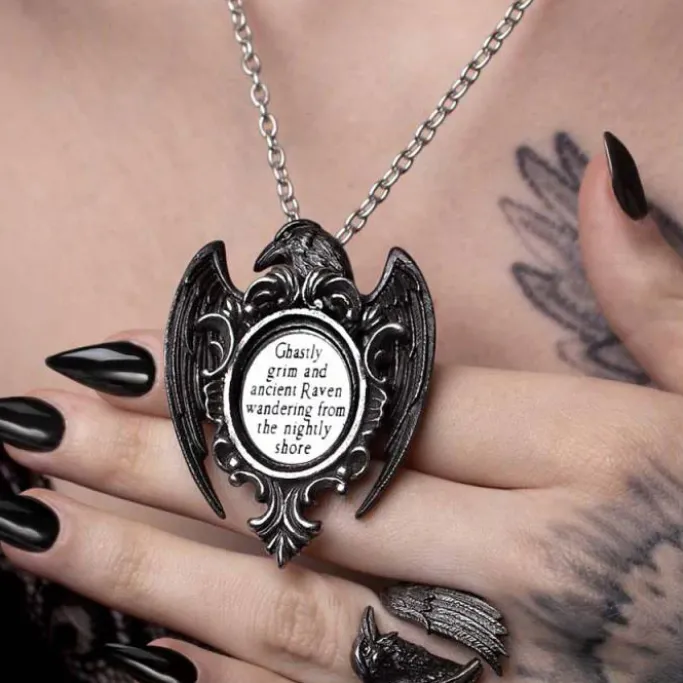 Alchemy Gothic Alchemy Quoth the Raven Pendant