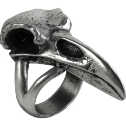 Alchemy Gothic Alchemy Rabeschadel Raven Skull Ring R201