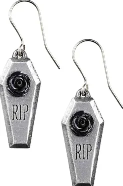 Alchemy Gothic Alchemy RIP Rose Earrings