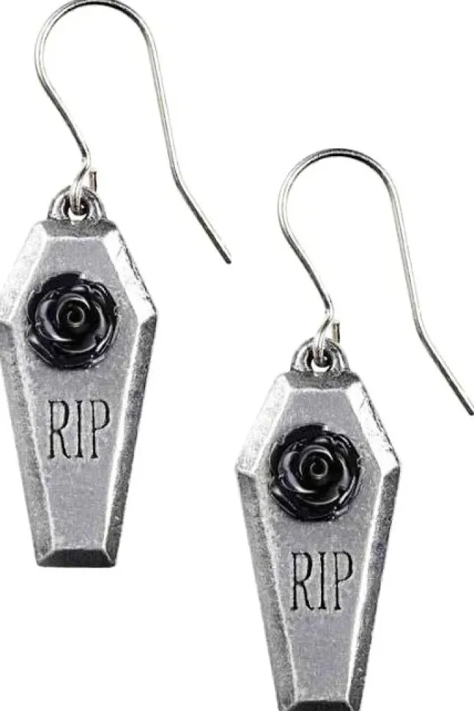 Alchemy Gothic Alchemy RIP Rose Earrings