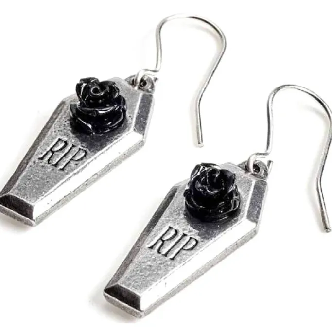Alchemy Gothic Alchemy RIP Rose Earrings
