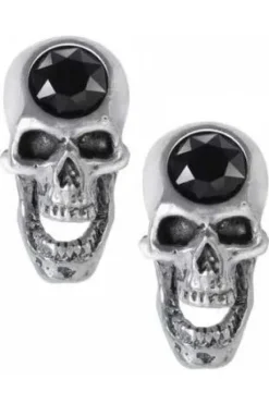 Alchemy Gothic Alchemy Screaming Skull Studs E427