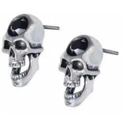 Alchemy Gothic Alchemy Screaming Skull Studs E427