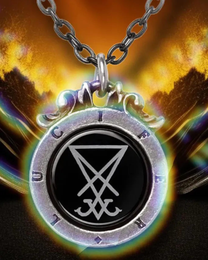 Alchemy Gothic Alchemy Seal of Lucifer Pendant