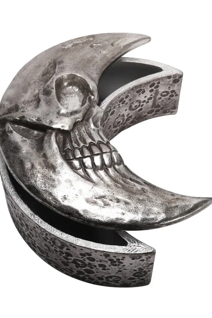 Alchemy Gothic Alchemy Silver Skull Moon Box