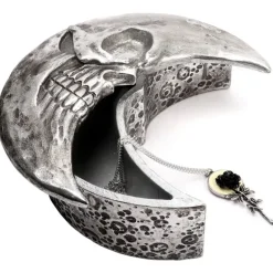 Alchemy Gothic Alchemy Silver Skull Moon Box