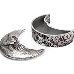 Alchemy Gothic Alchemy Silver Skull Moon Box