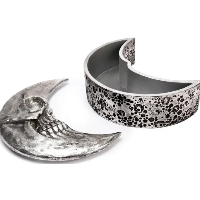 Alchemy Gothic Alchemy Silver Skull Moon Box