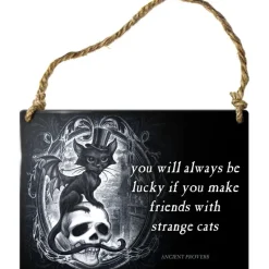 Alchemy Gothic Alchemy Strange Cats Meowstophelex Plaque