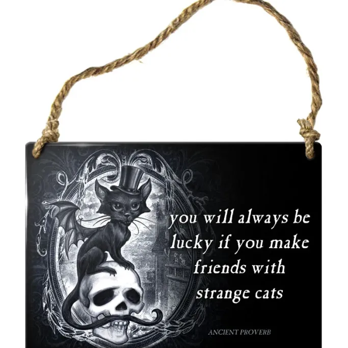 Alchemy Gothic Alchemy Strange Cats Meowstophelex Plaque