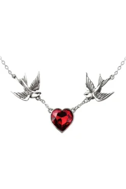 Alchemy Gothic Alchemy Swallow Heart Pendant UL17 ULFP1