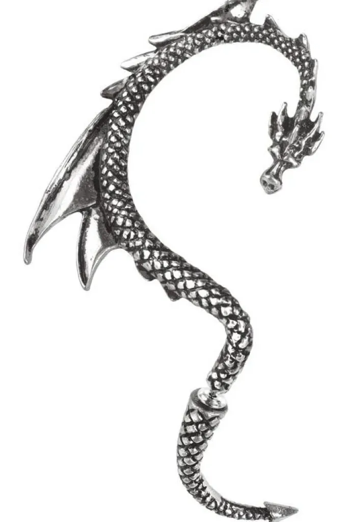 Alchemy Gothic Alchemy The Dragons Lure Stud Earring E274
