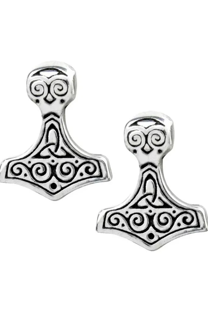Alchemy Gothic Alchemy Thors Hammer Earstuds