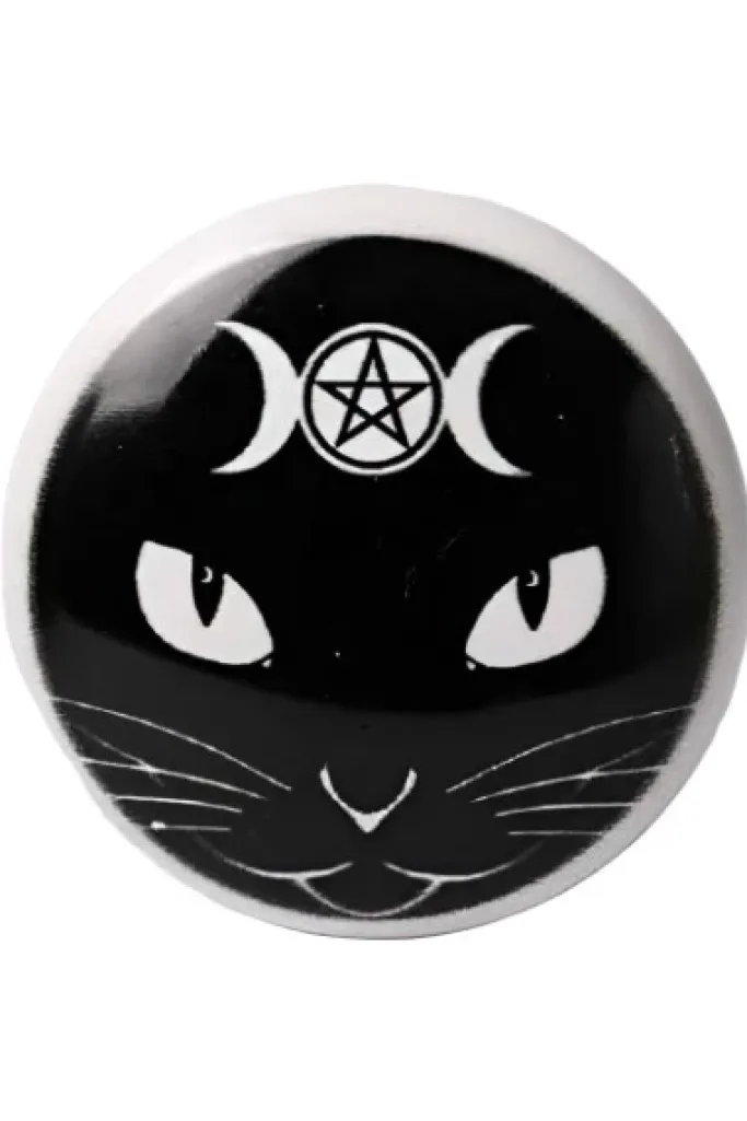 Alchemy Gothic Alchemy Triple Moon Cat Bottle Stopper