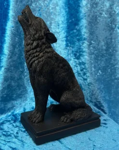 Alchemy Gothic Alchemy Ulula Noctis Wolf Candlestick